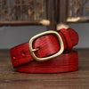 Elisa™ | Leather ladies' belt (1.1 inch wide)