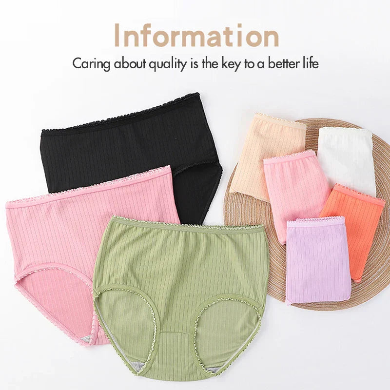 Vanja™ | Set of 8 high-waisted panties