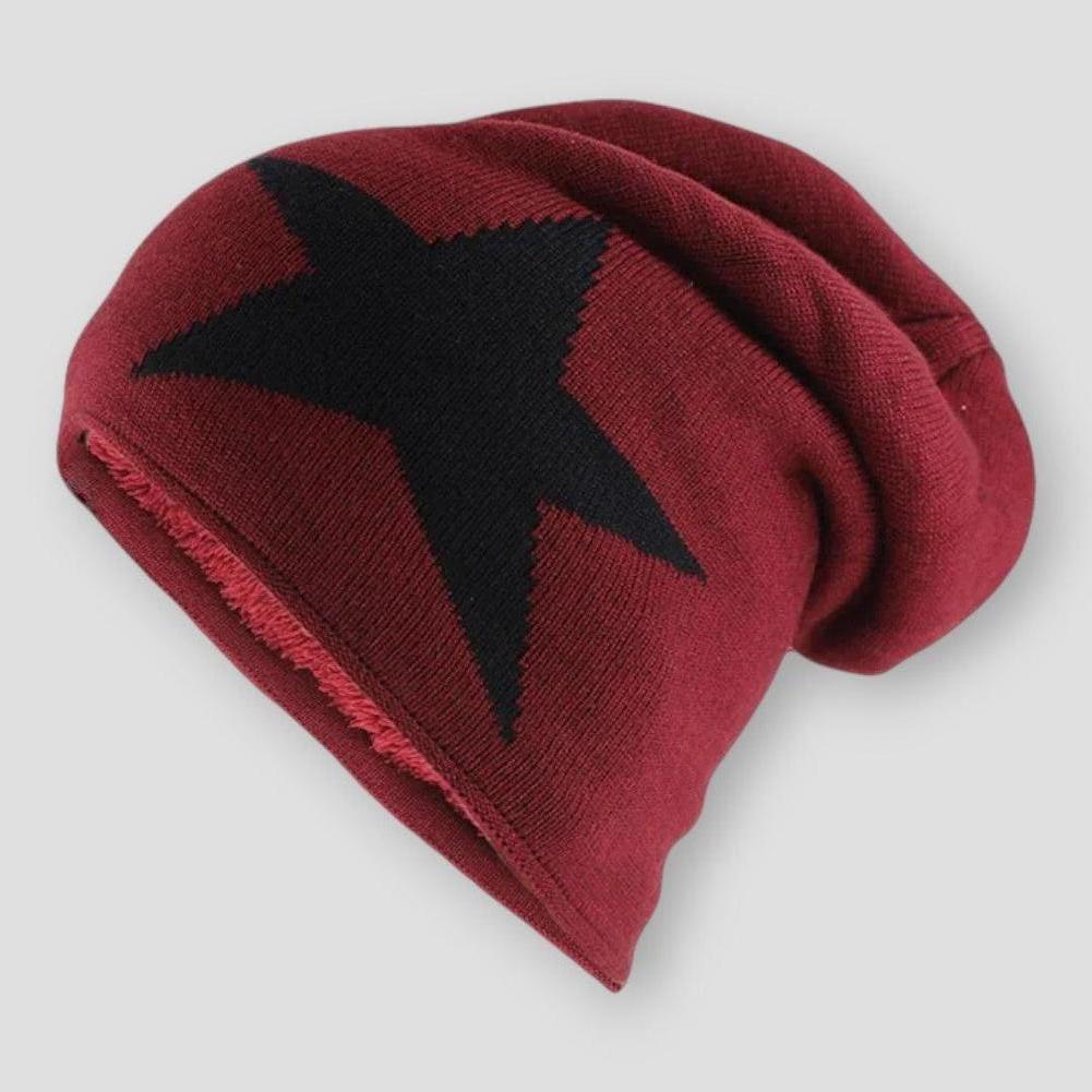 StellarPeak™ | Slouchy Star Beanie