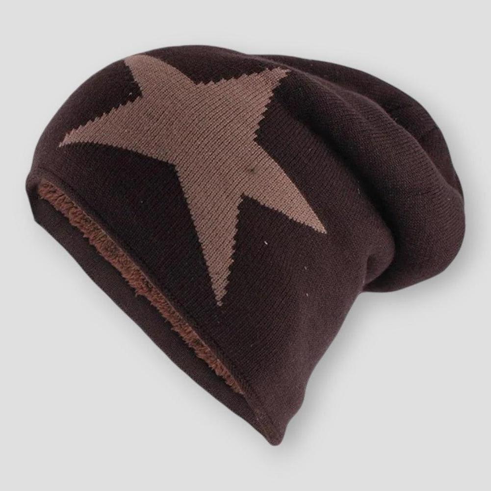 StellarPeak™ | Slouchy Star Beanie