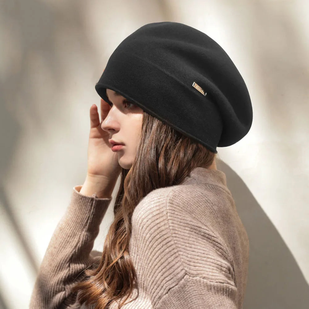 Amélienne™ | Slouchy Cashmere Blend Beret