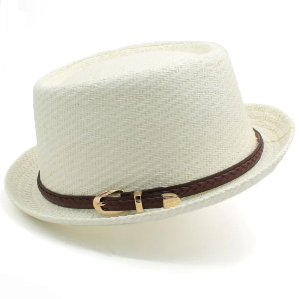 StrawPie™ | Straw porkpie hat