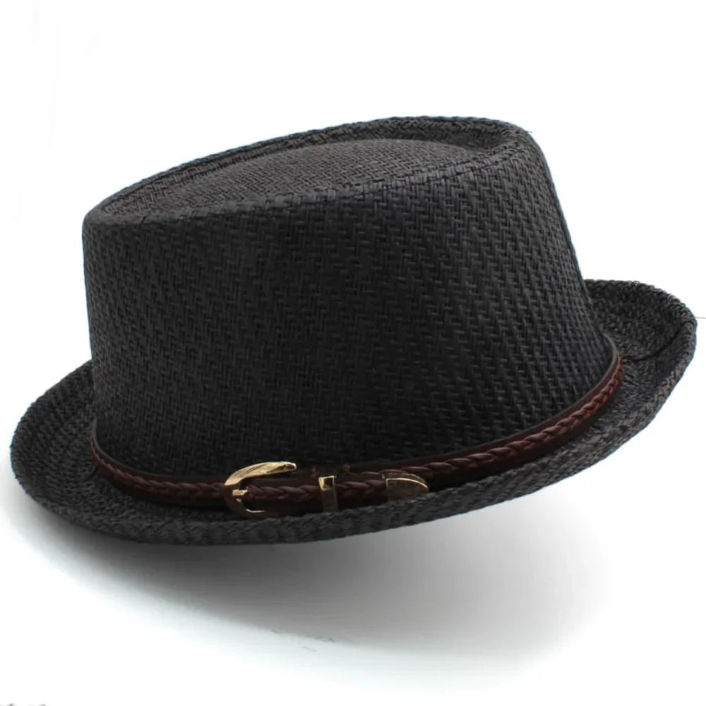 StrawPie™ | Straw porkpie hat