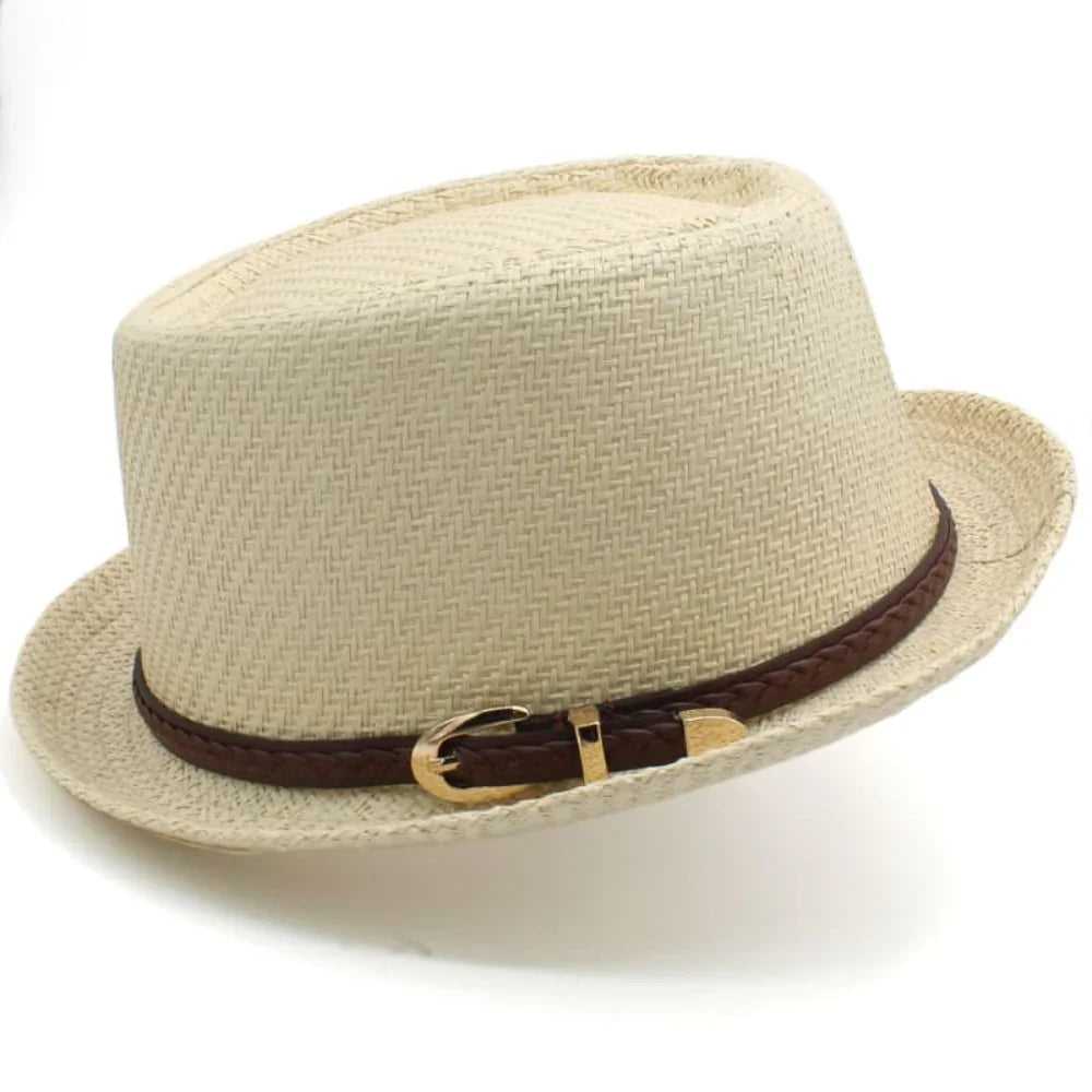 StrawPie™ | Straw porkpie hat