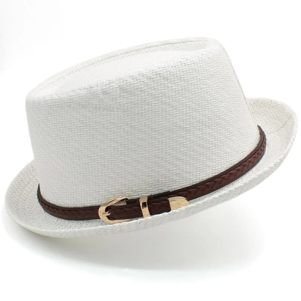 StrawPie™ | Straw porkpie hat