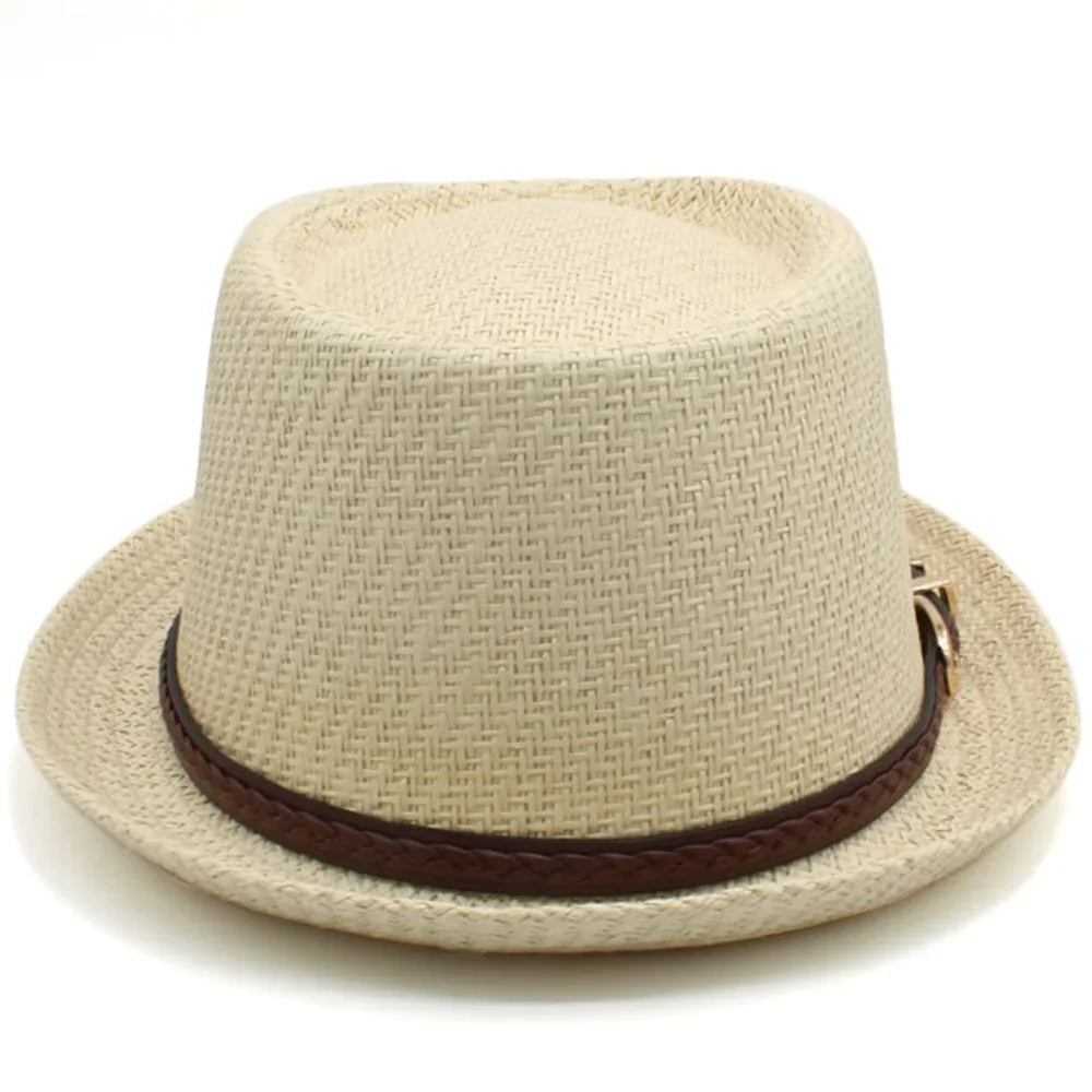 StrawPie™ | Straw porkpie hat