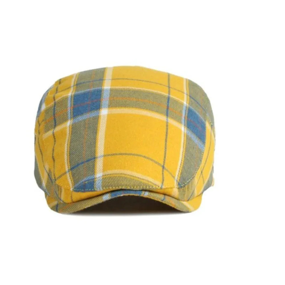 TartanTwist™ | Cotton tartan flat cap