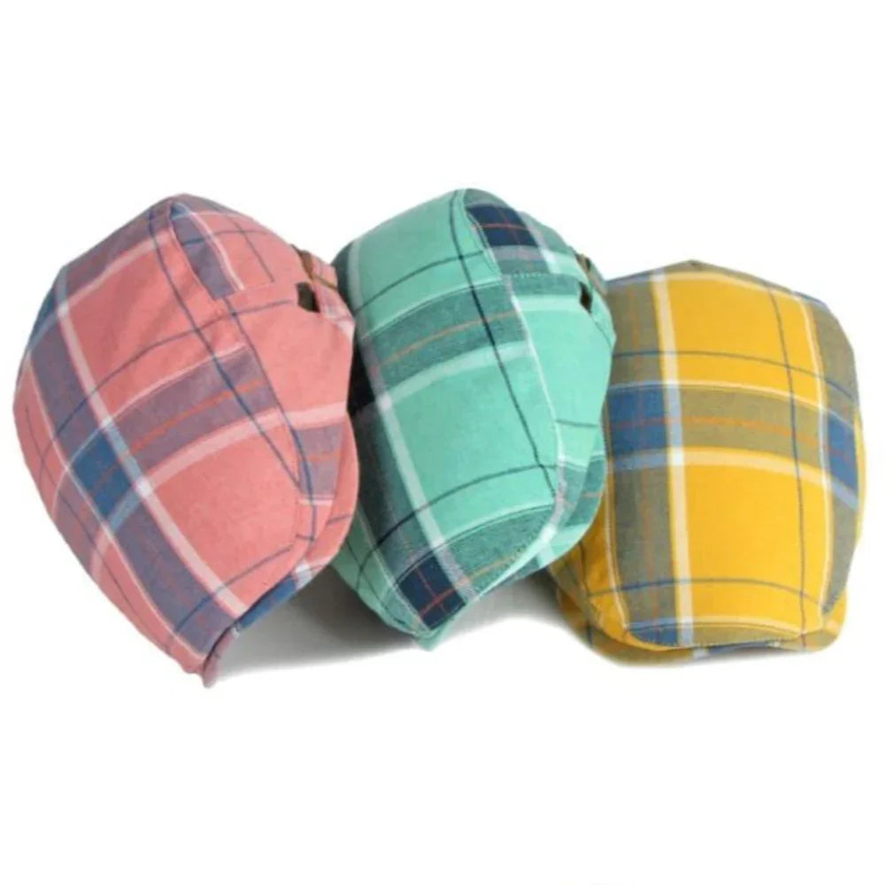 TartanTwist™ | Cotton tartan flat cap