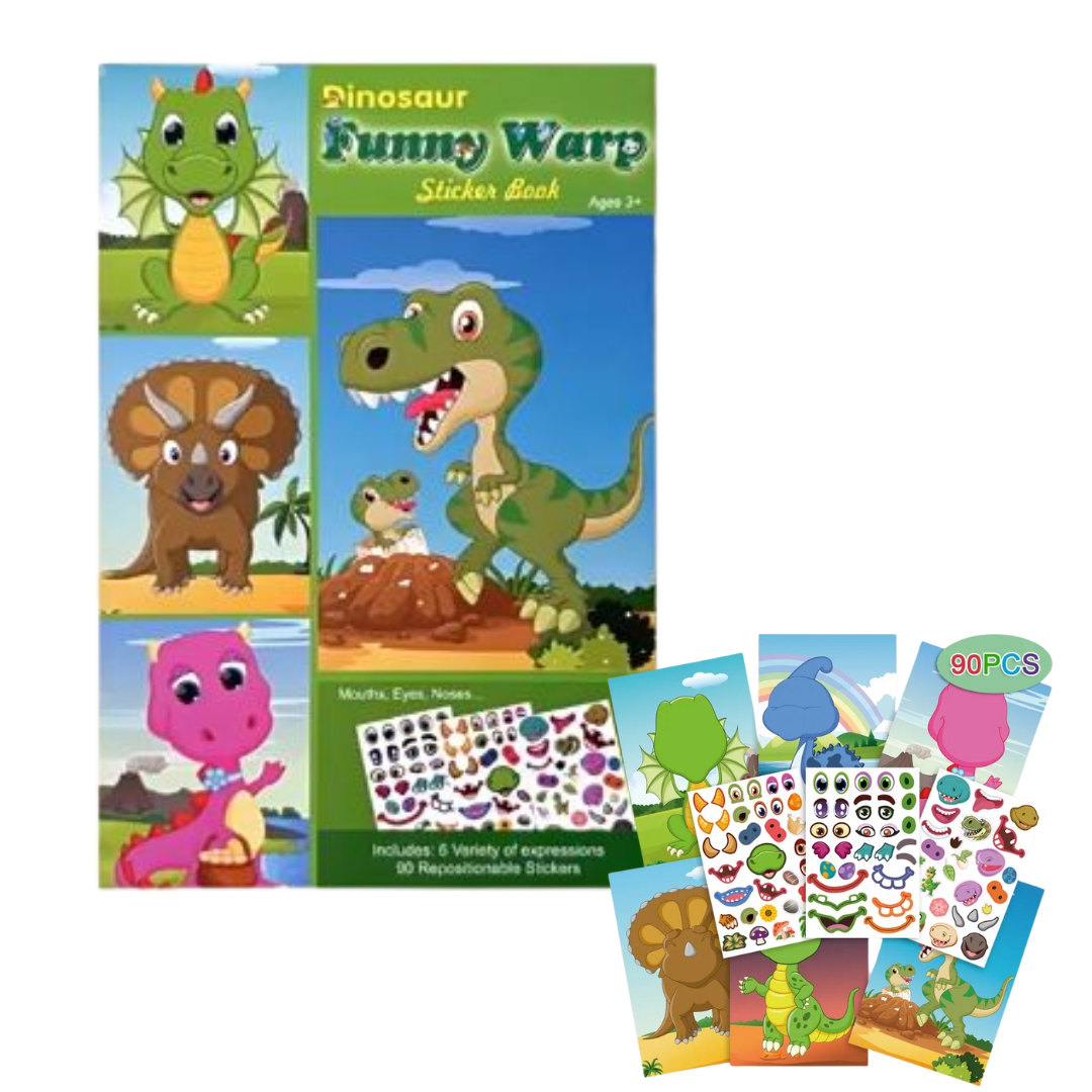 Kletshuts™ StickerBook 1+1 GRATIS: DIY Stickerboek Knutselen Voor Jongens En Meisjes