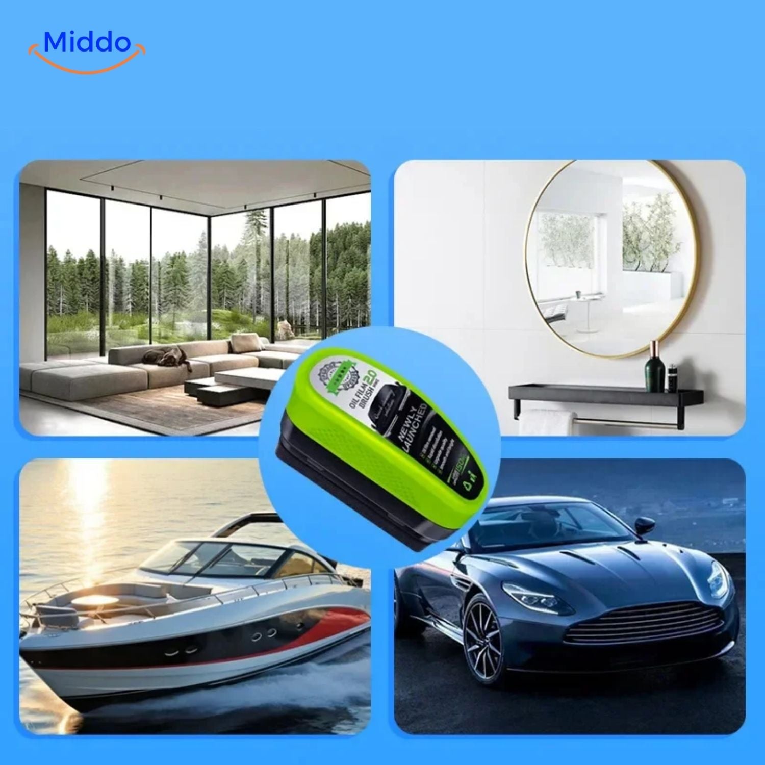 VisiShield™ Auto en Raamcoating | Nano Kristal Was, Hoge Glans & Bescherming!