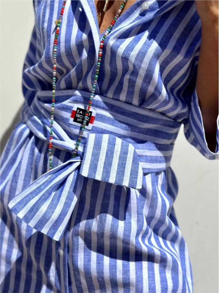 Géraldine™ | Light and stylish striped dress