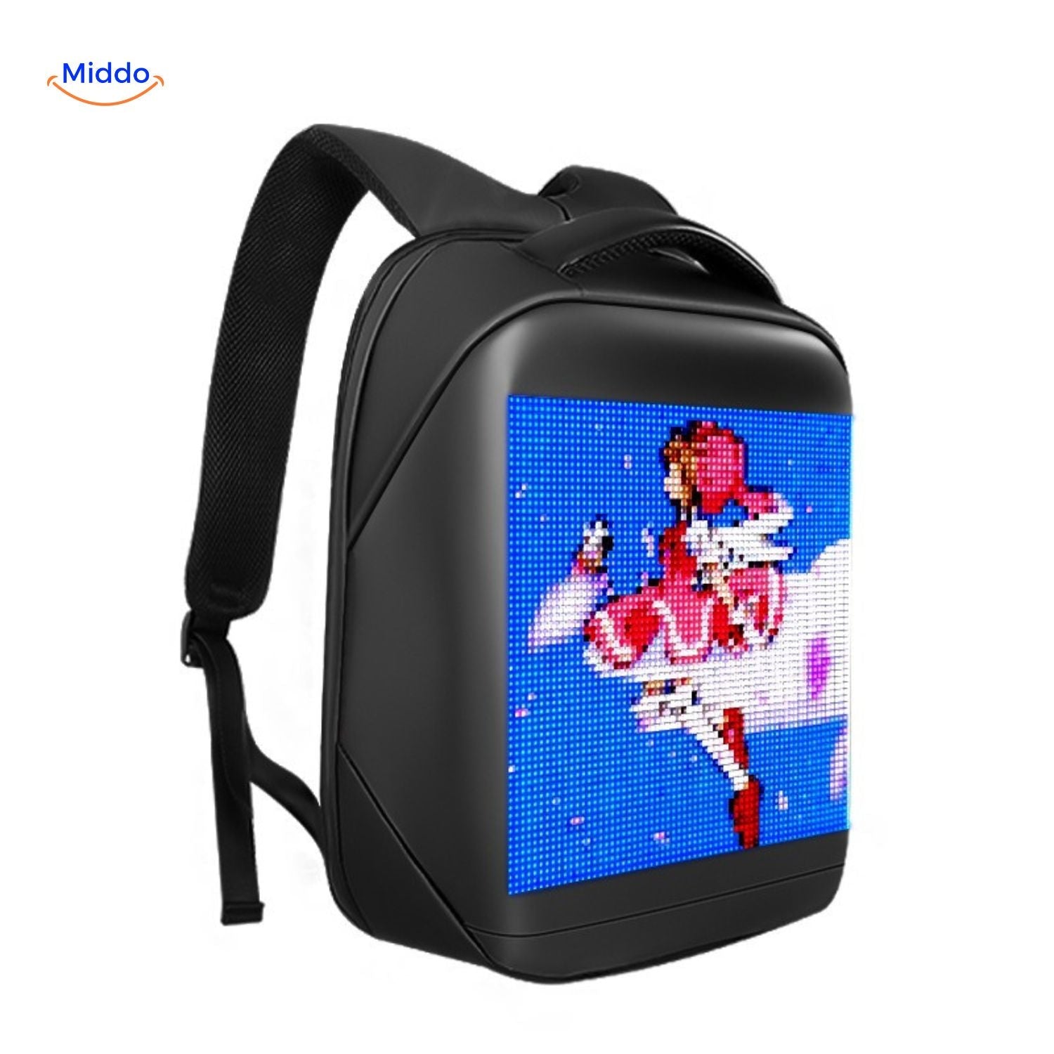 AdVibe™ LED Rugzak | 3D Weergave, Duurzaam, Perfect voor Reizigers!
