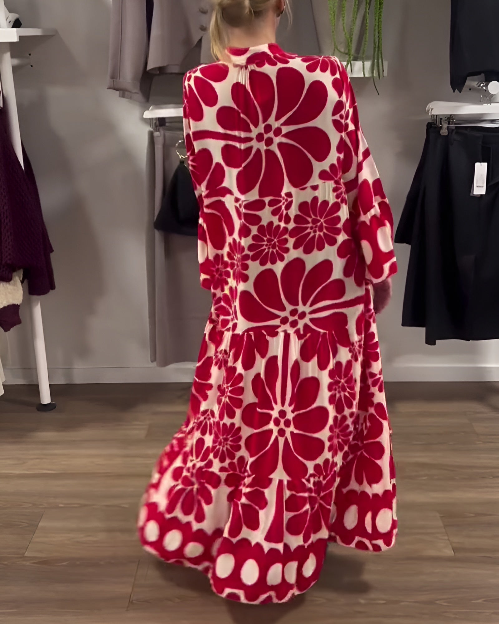 Marielle™ | Elegant Printed Maxi Dress