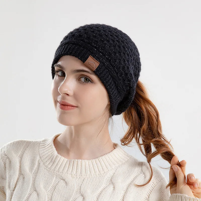 Marcelline™ | Slouch Ponytail Beanie