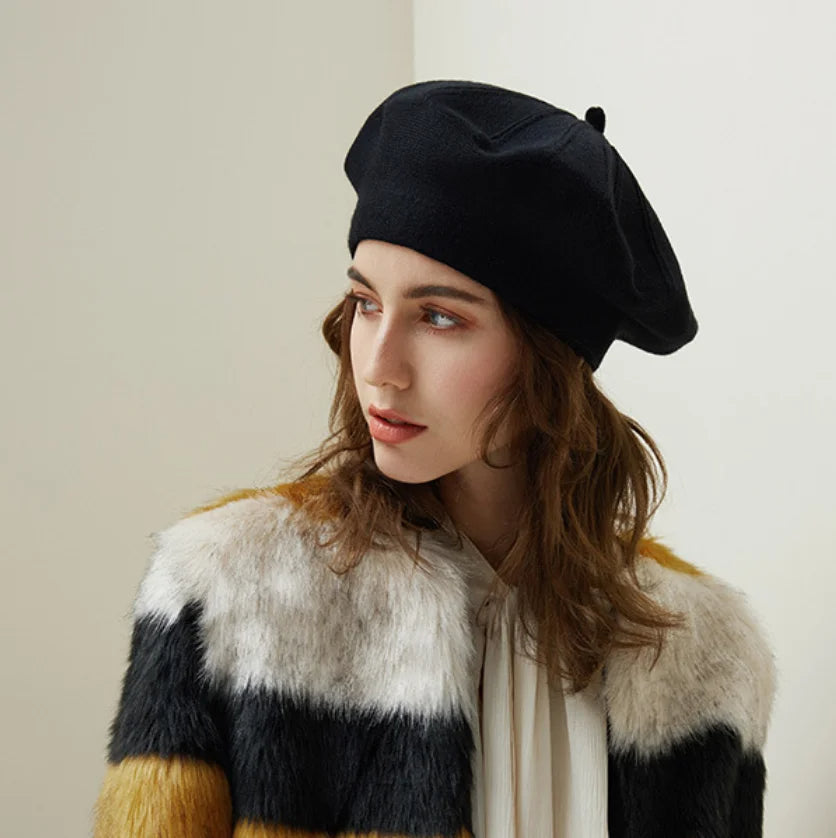 Celeste™ | Cotton-Poly Wool Beret