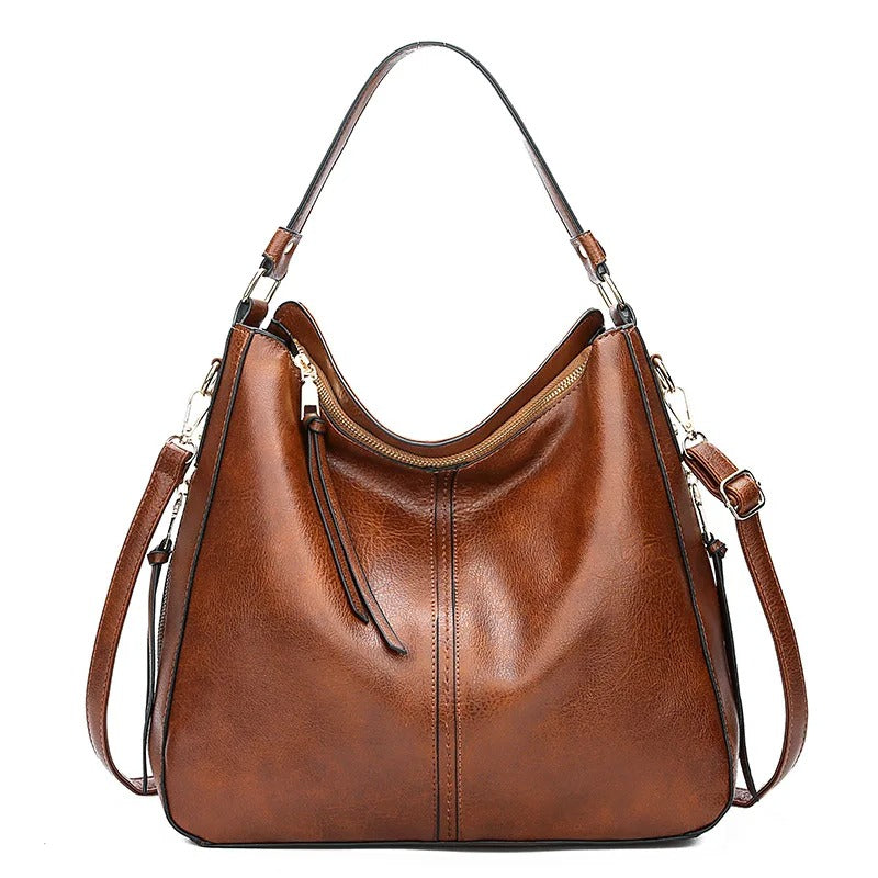 Sanne™ | Designer shoulder bag in soft vegan leather