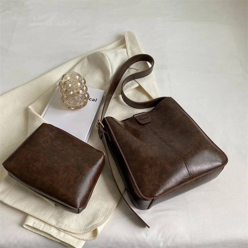 Lieke™ | Set of 4 retro tote bags