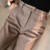 Mike™ | Elegant pure wool suit trousers