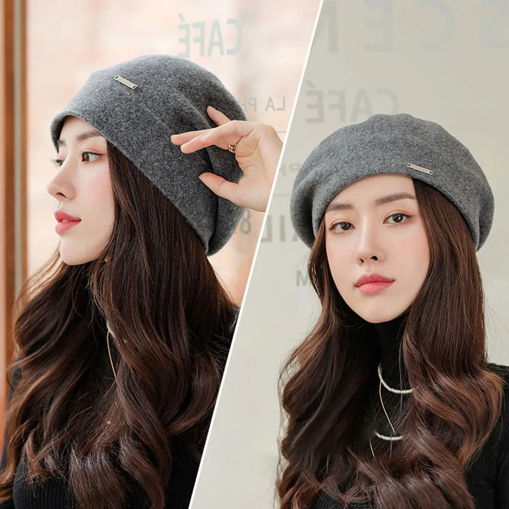 Amélienne™ | Slouchy Cashmere Blend Beret