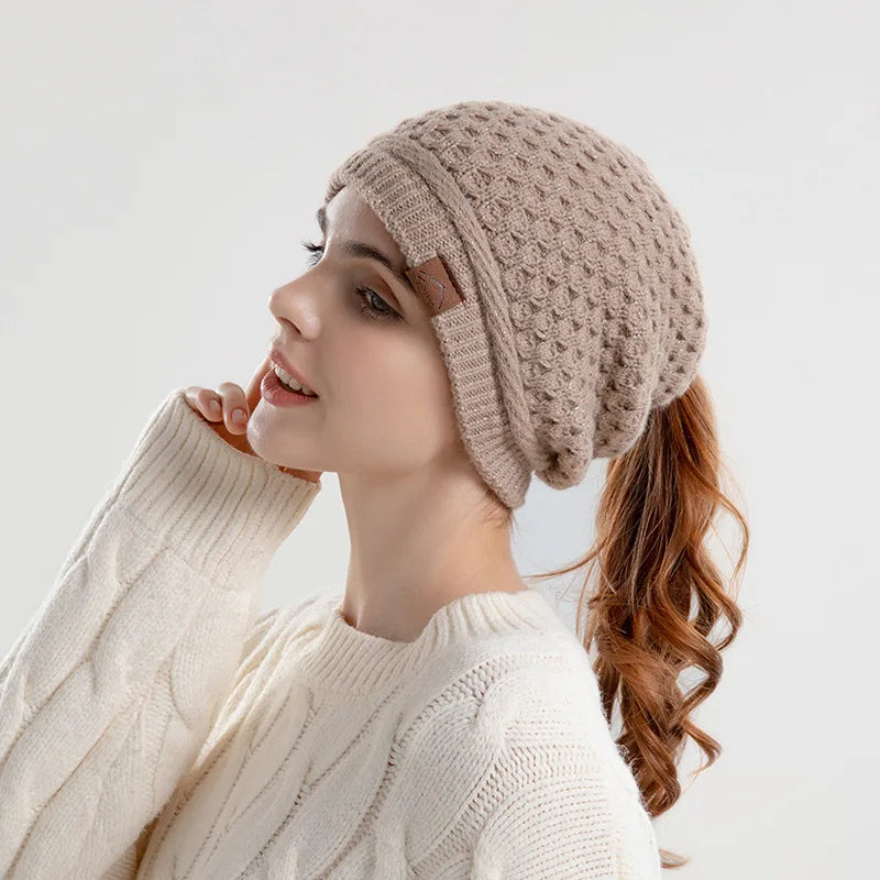 Marcelline™ | Slouch Ponytail Beanie