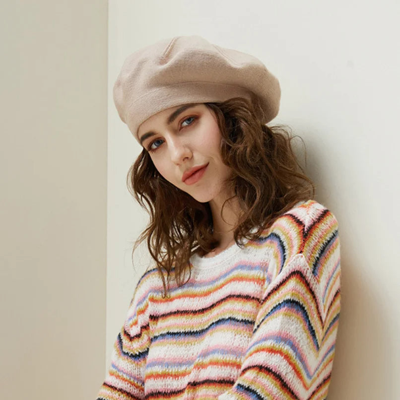 Celeste™ | Cotton-Poly Wool Beret