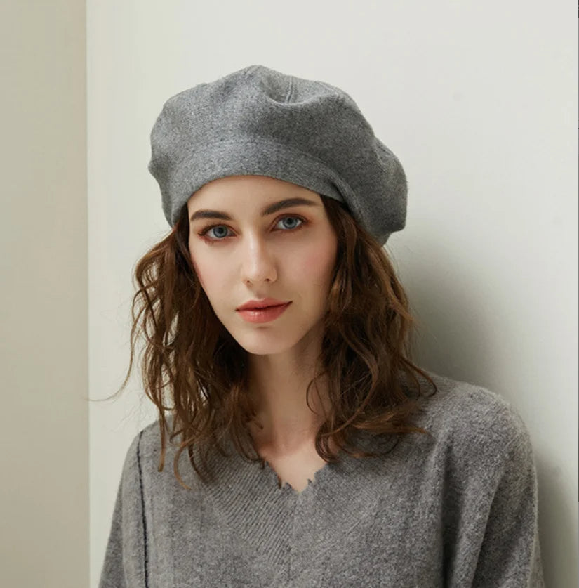 Celeste™ | Cotton-Poly Wool Beret