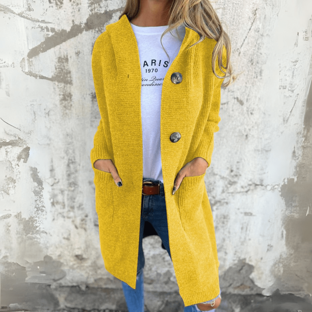 Linnea™ | Elegant long ladies cardigan