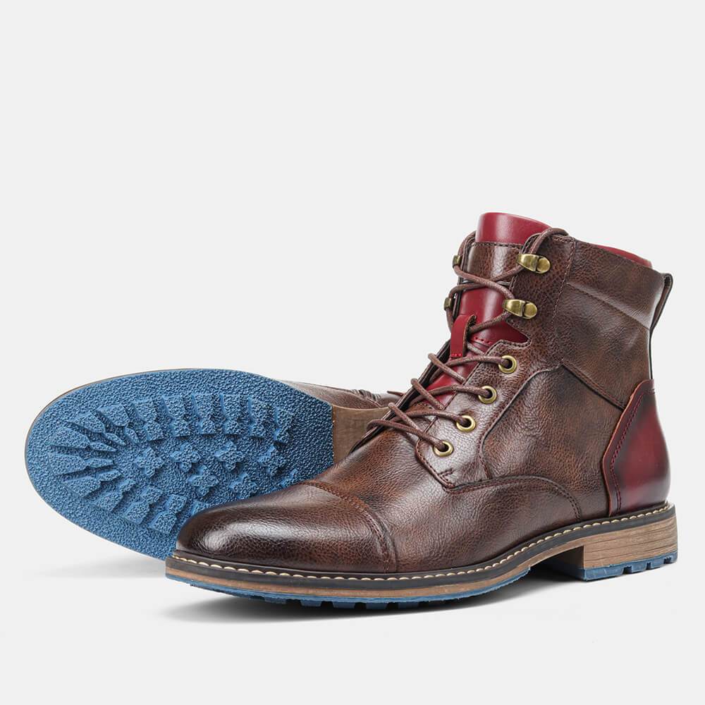 Aaron™ | handmade Oxford boots made from premium vegan leather