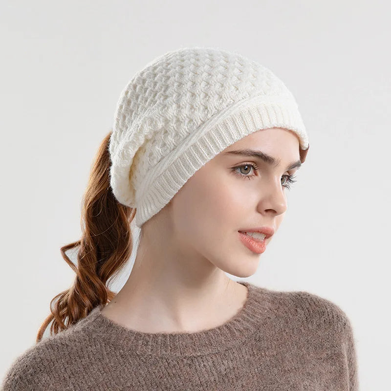 Marcelline™ | Slouch Ponytail Beanie