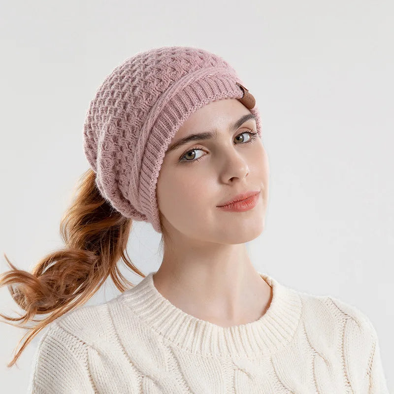 Marcelline™ | Slouch Ponytail Beanie