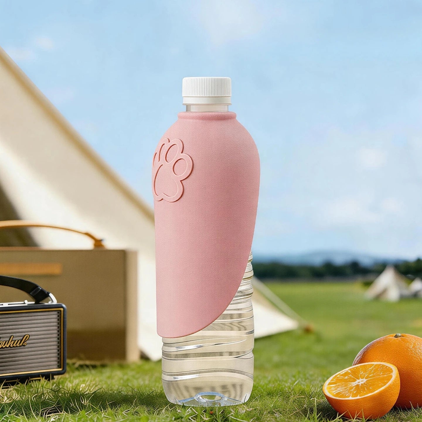 Siliconen Drinkopzetstuk voor Flessen - Dé musthave voor honden onderweg