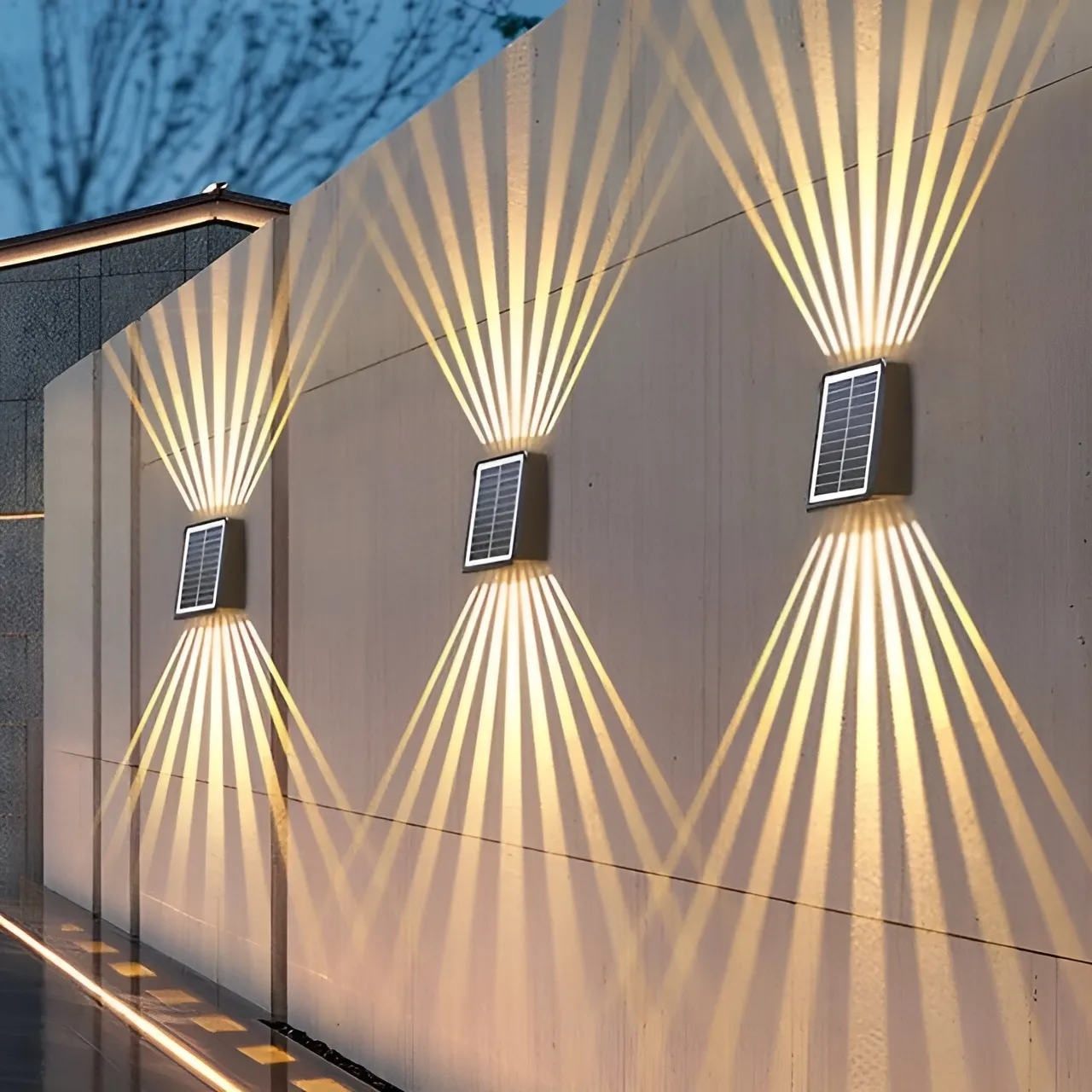 Ledsen™ WallLight: Zonne Dubbele Schaduw Muur Licht