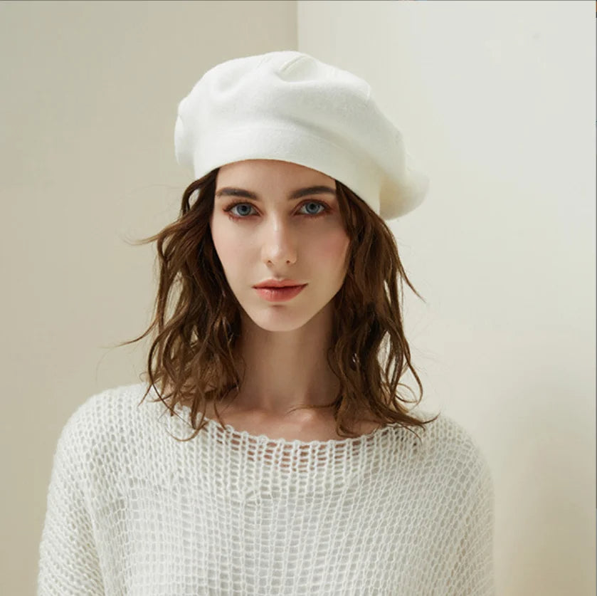 Celeste™ | Cotton-Poly Wool Beret